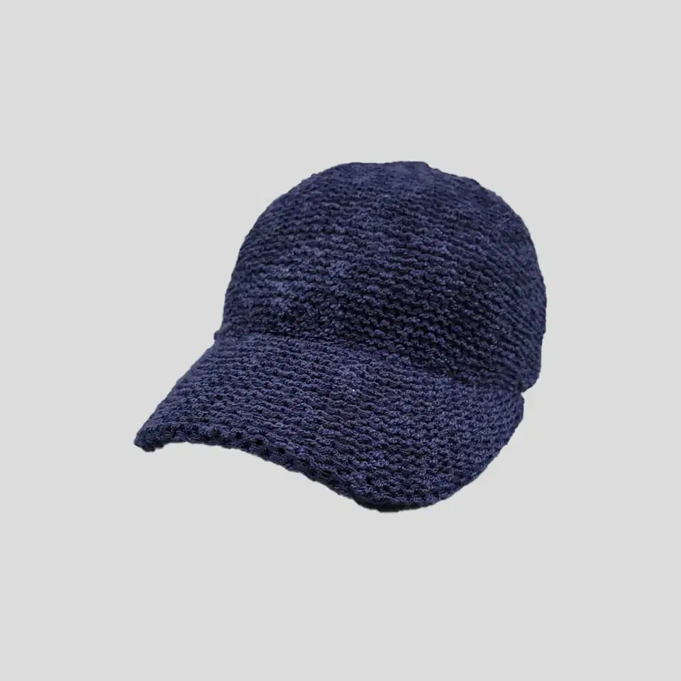 Vintage Navy Banded Strap Cotton100 Knit Ballcap Baseball Cap New Arrivals FREE