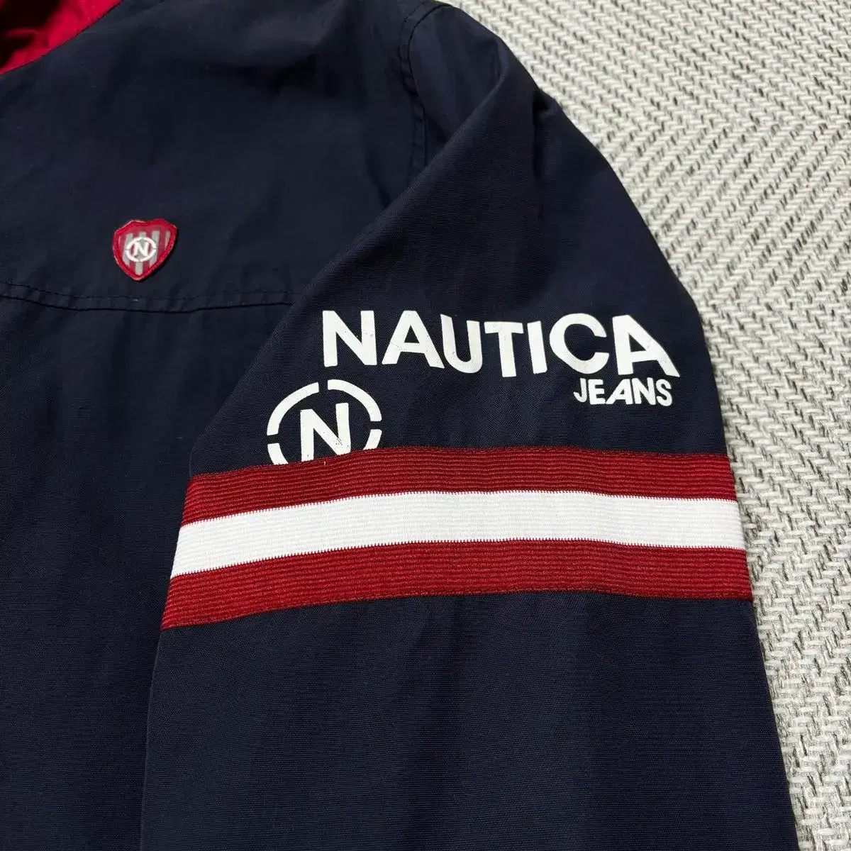 NAUTICA 노티카 올드스쿨 포인트라인 바람막이 풀집업