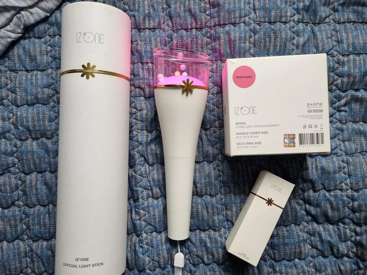 IZ*ONE lightstick + wonyoung Accessories + Keyring