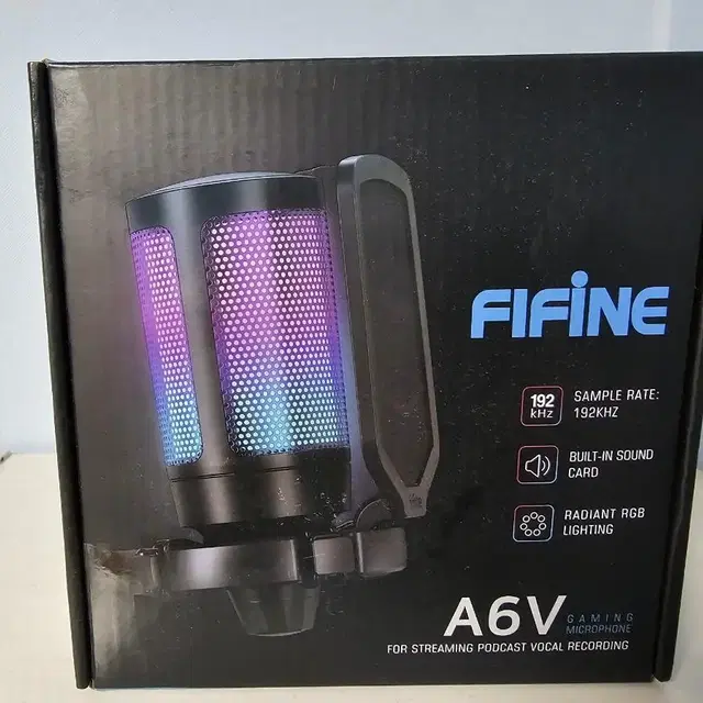 FIFINE A6V 콘덴서마이크 신품