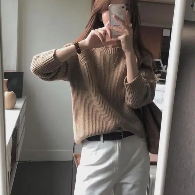 아카이브제이투유 cashmere monday knit(camel beig