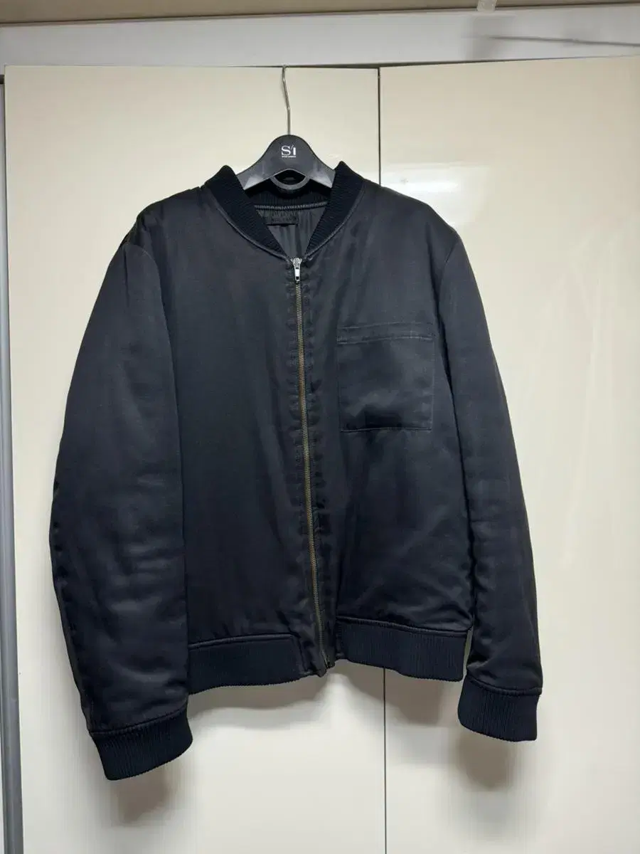 [46] Helmut Lang 2001 Waxed One-Pocket Bomber