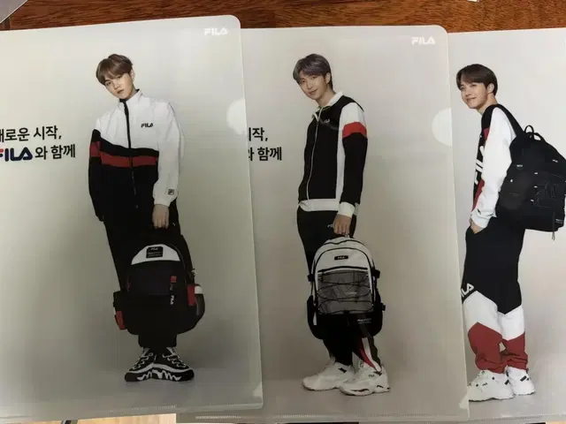 방탄소년단 BTS FILA 클리어파일