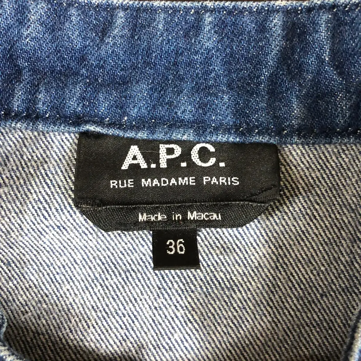 [ A.P.C. ] 아페쎄 블라우스 겸용 데님 자켓