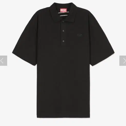 Diesel T-Vort Polo Shirt Black  XL