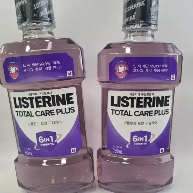 존슨앤존슨 리스테린 토탈케어플러스 750ml 2개