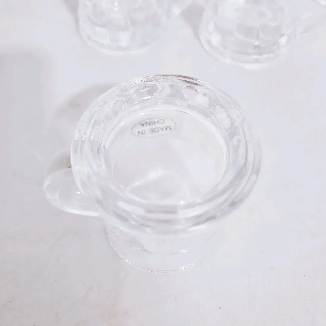 [리퍼] JIN GLASS 손잡이소주잔 사이즈 50ml 투명 11개