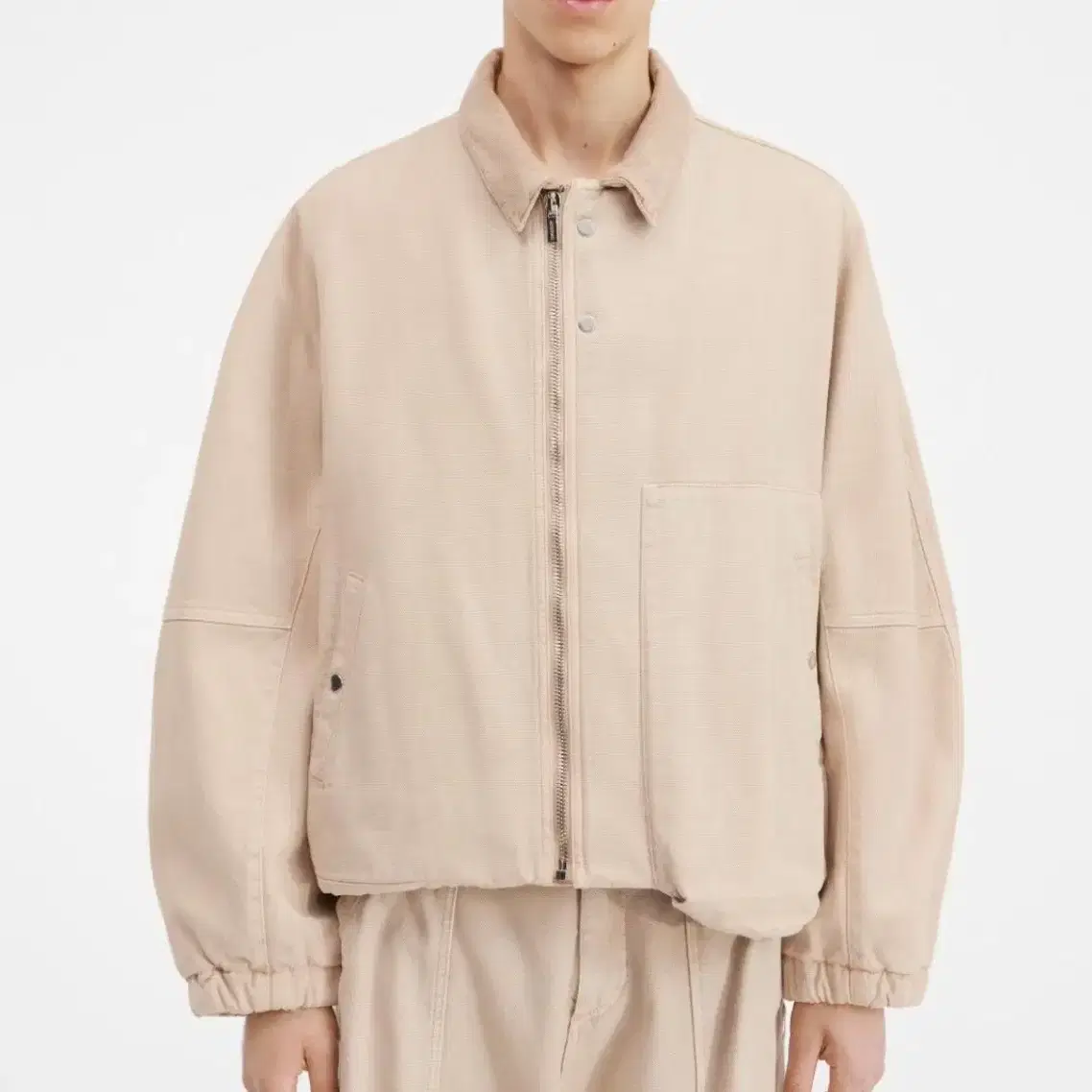 [46] 자크뮈스 Jacquemus 르 슈슈 르 블루종 유틸리티 자켓