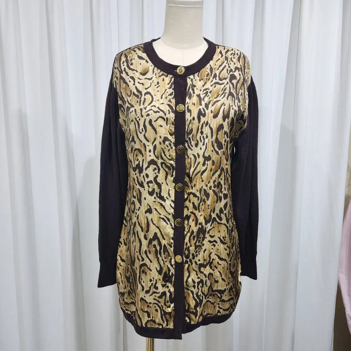 Leonard Leonard Leopard Cardigan Animal