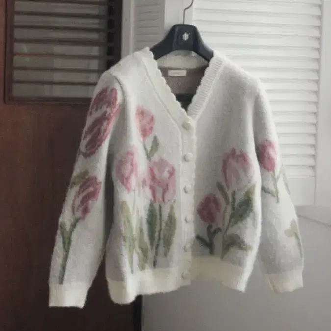 르몽드페페 vintage flower cardigan