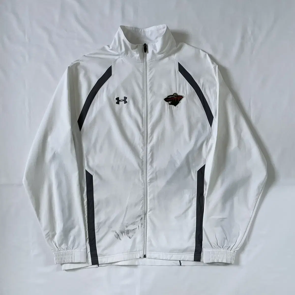 Under Armour Logo Windbreaker Jacket Old School Salvation Vintage