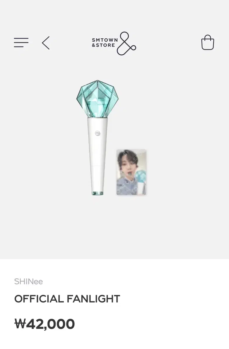 Shinee lightstick Shining Star photocard including wts.