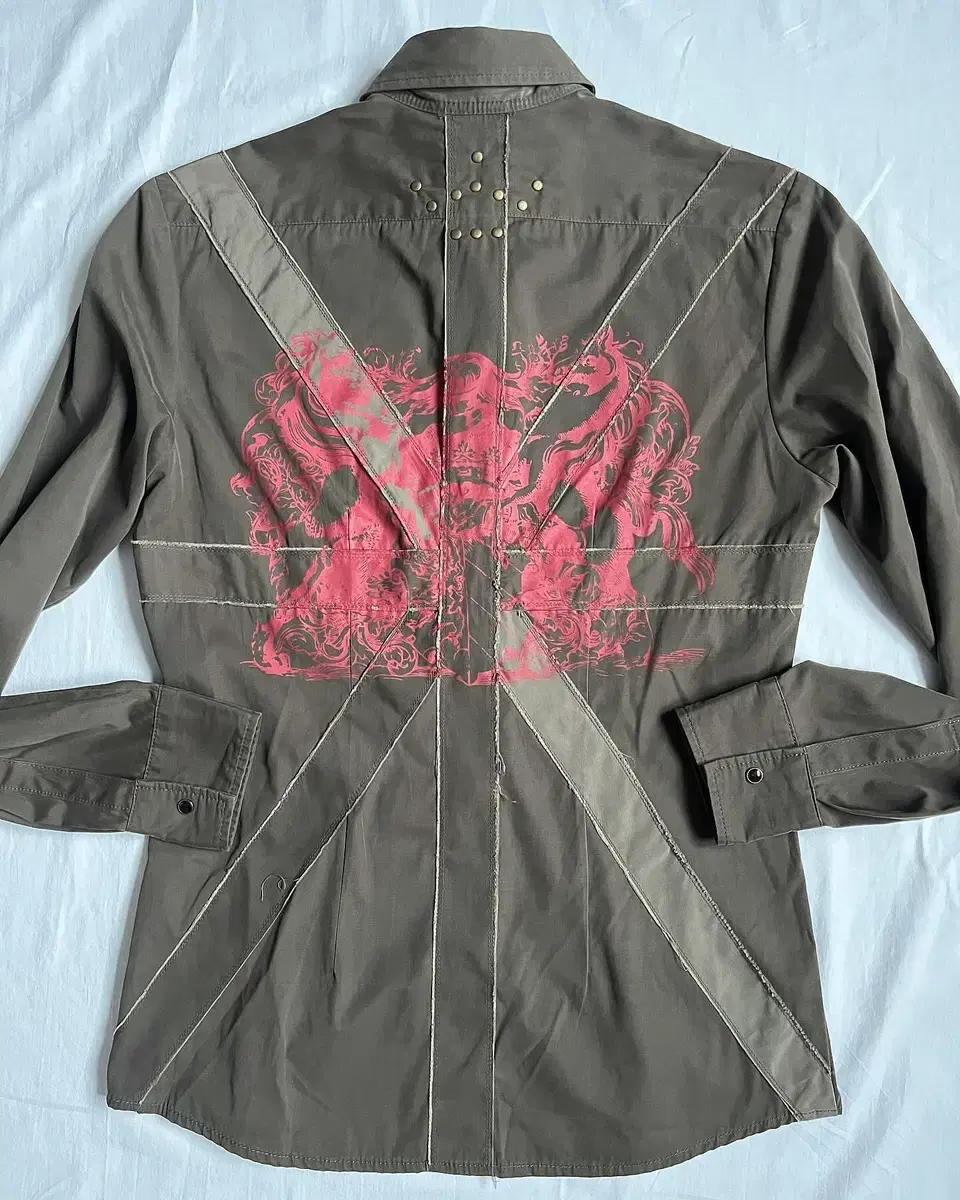 Casva Back Cross-Design Shirt