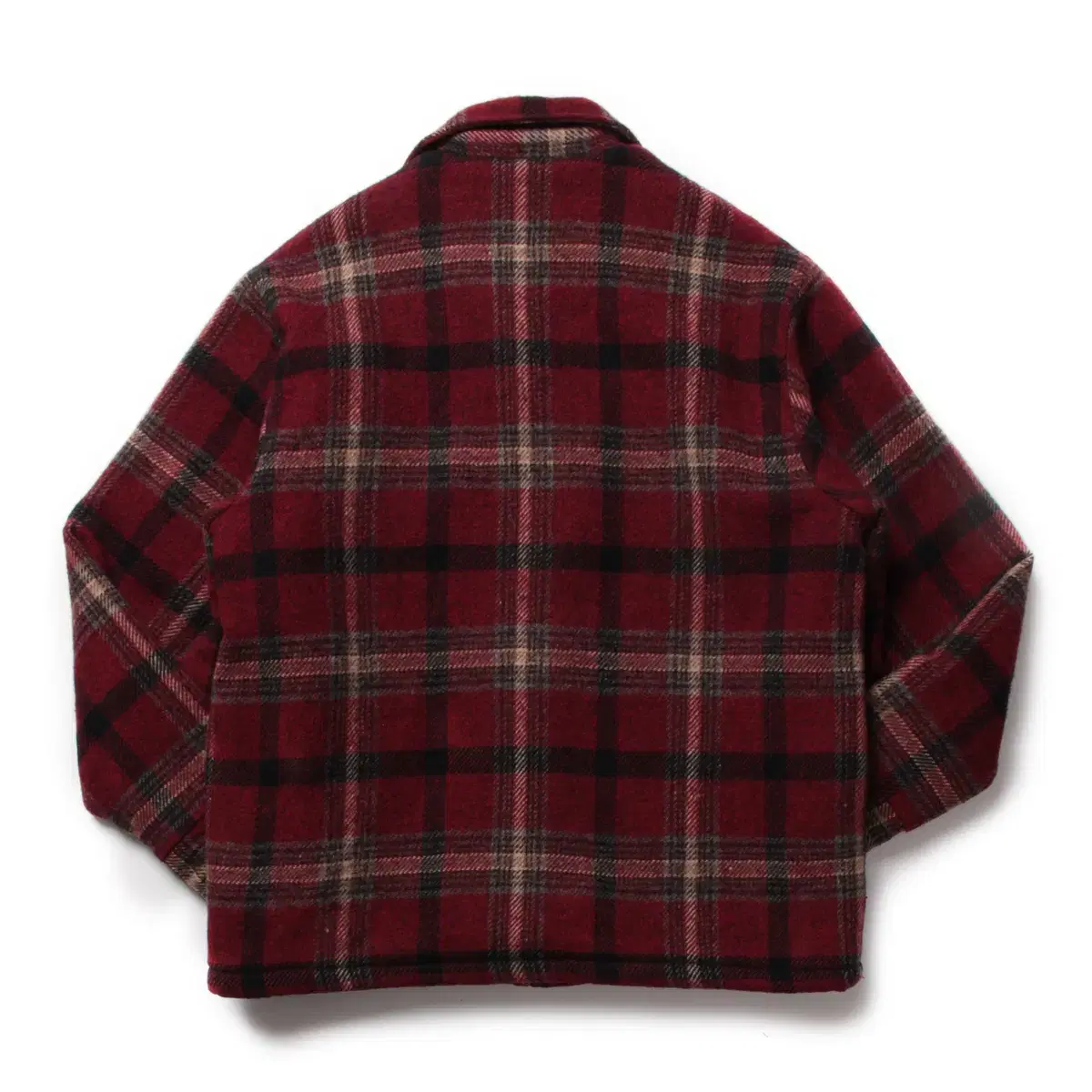 Woolrich Pocket Tartan Check Wool Jacket