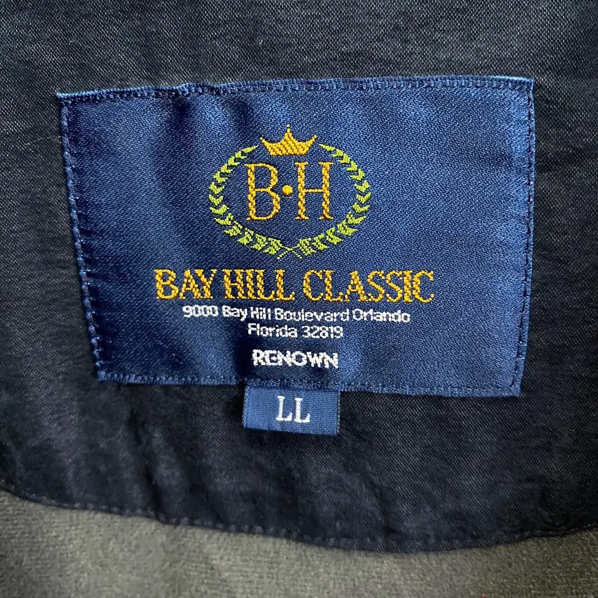 빈티지 BAY HILL CLASSIC 믹스 컬러 워싱 자켓