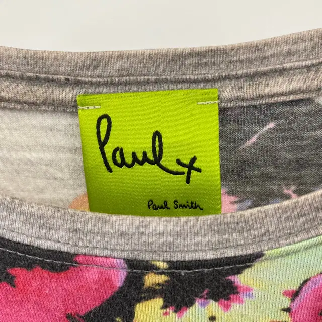 빈티지 PAUL SMITH 플라워 패턴 티셔츠