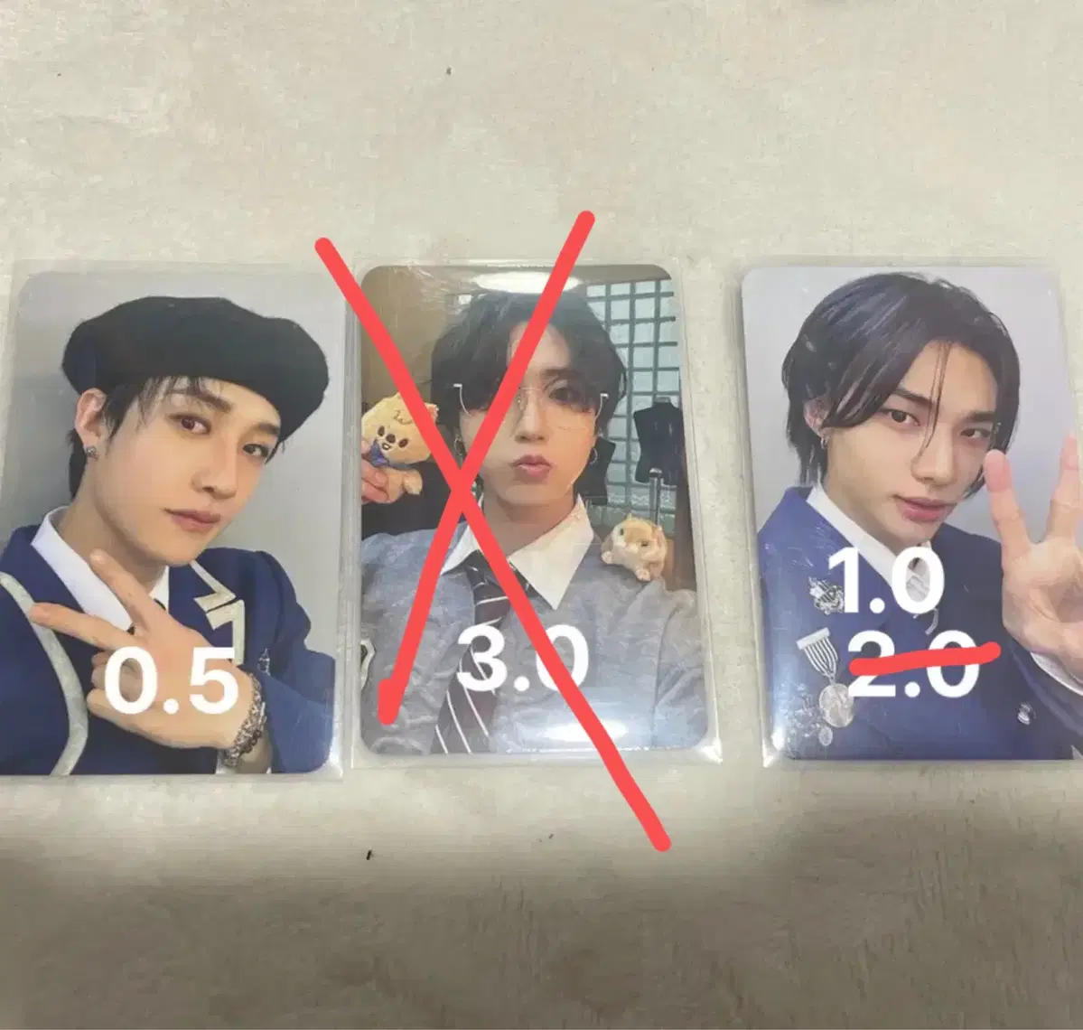 Skz straykids Jungkorn Stayzone photocard wts han jisung bang chan hwang hyunjin