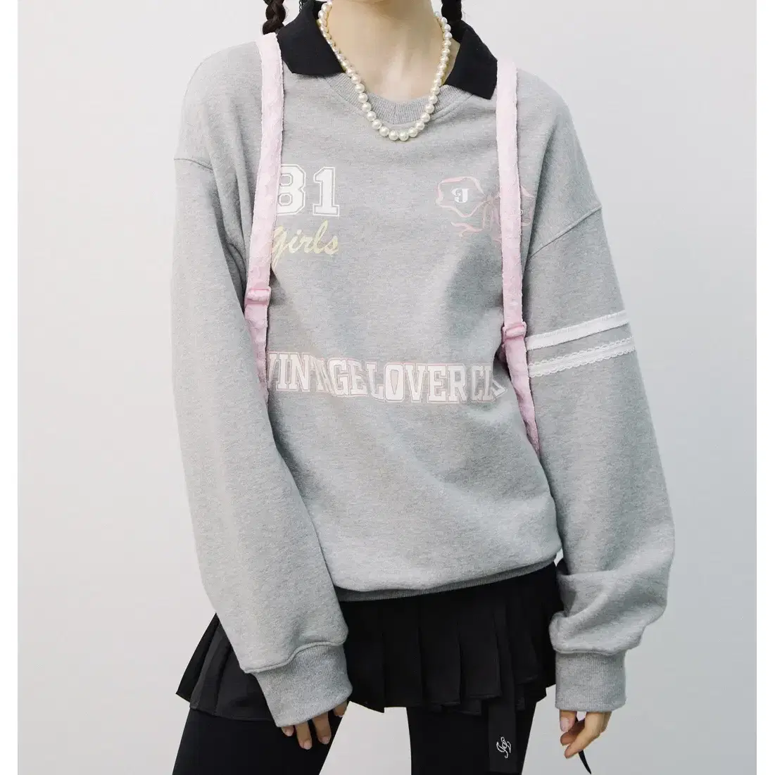 졸리레이드 connie bloke sweatshirt gray