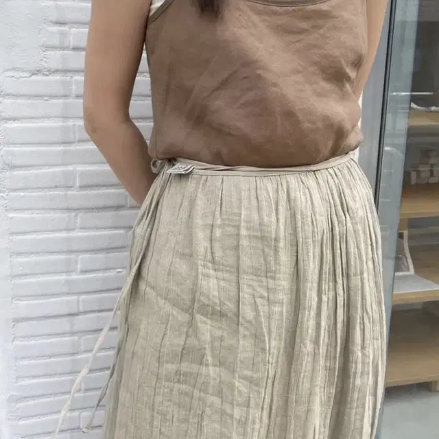 베이스레인지 shok wrap skirt 랩스커트