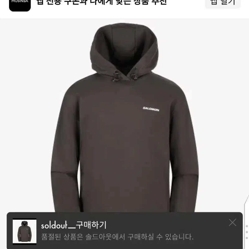 살로몬 후드티