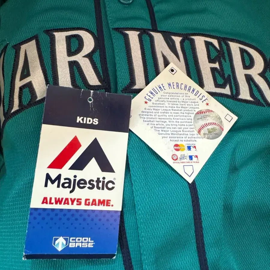 mlb seattle mariners 시애틀 매리 유니폼 마제스틱 새상품