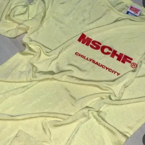 미스치프 mschf csc long sleeve lime 롱슬리브 라임