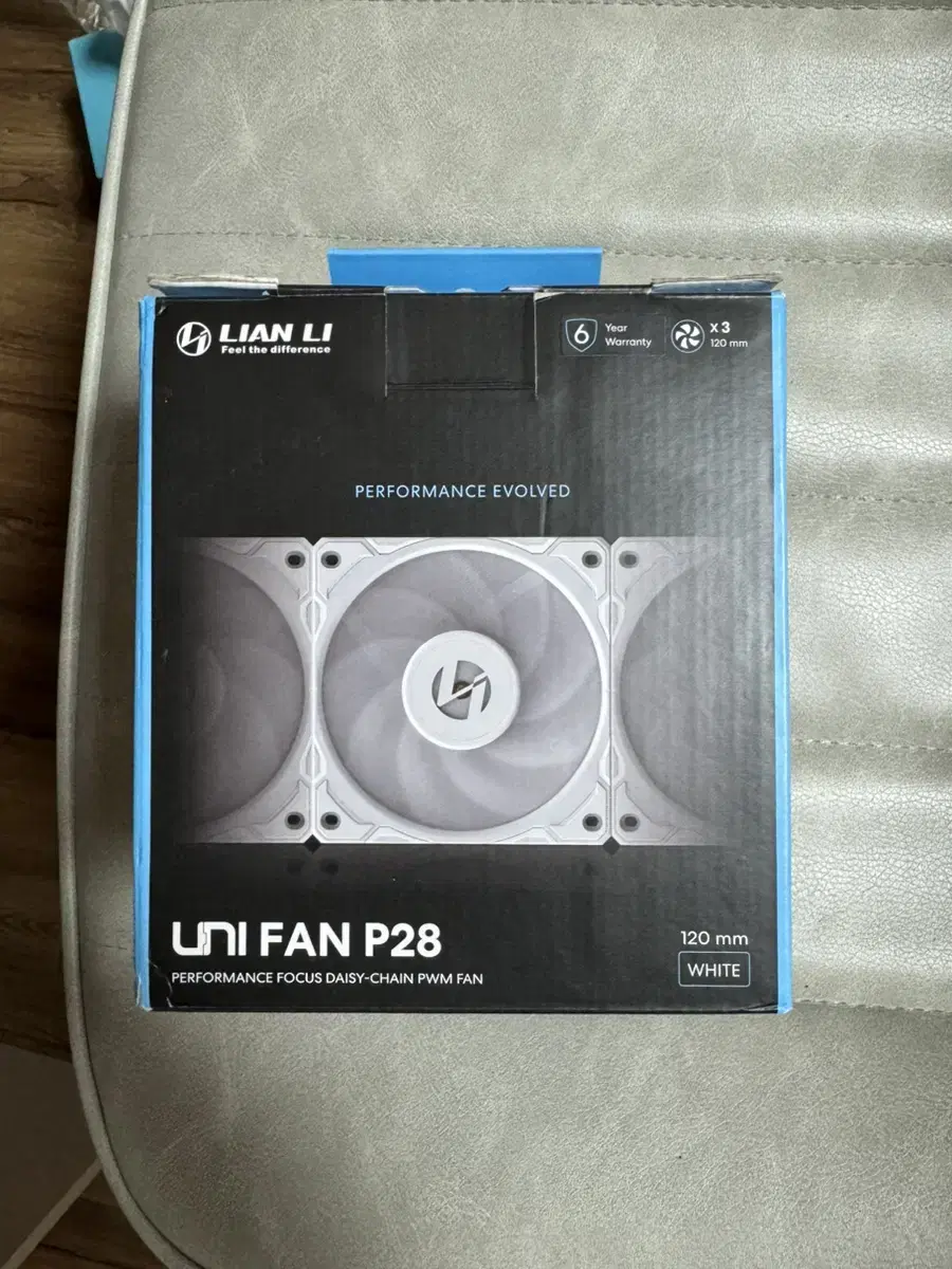 리안리 유니 쿨링팬 쿨러 uni fan p28 화이트