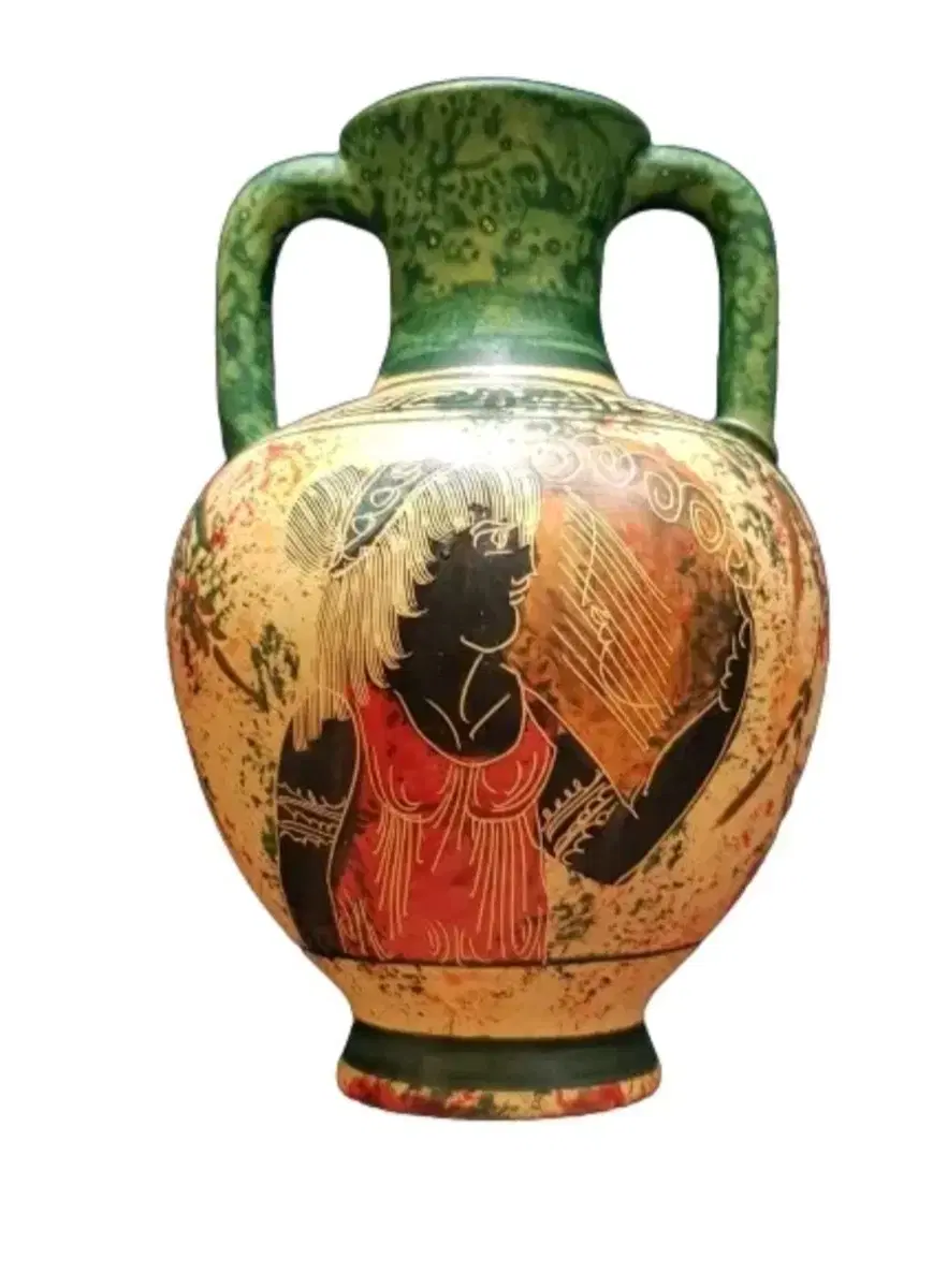 Vintage Greek Amphora Vase