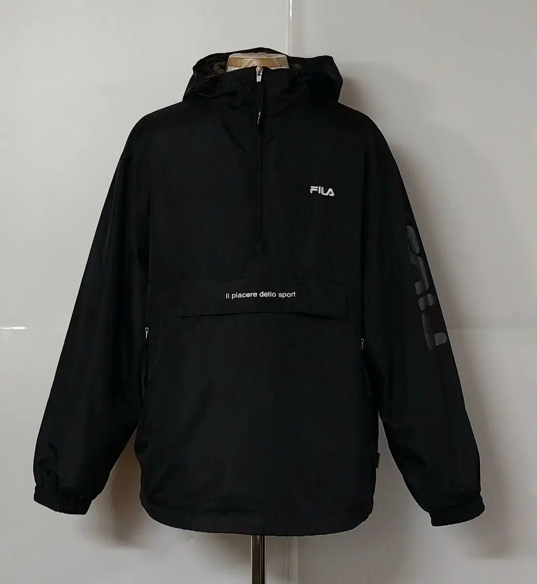 100)Wheela windproof anorak hoodie vahn zip up