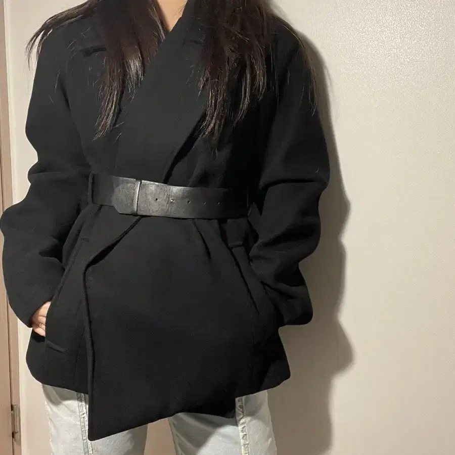 belt coat jacket