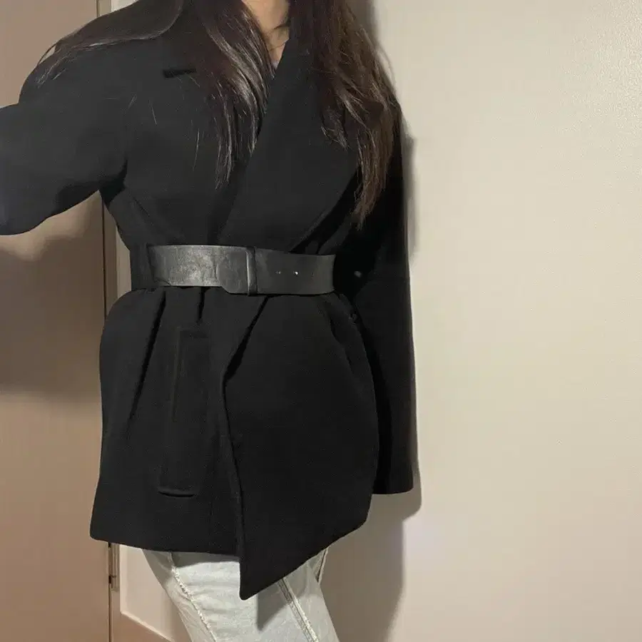 belt coat jacket