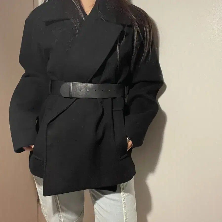 belt coat jacket