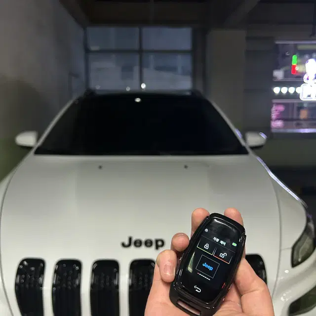 지프 JEEP 스마트키 분실시 예비키로 신형 터치 스크린 디지털키 개조