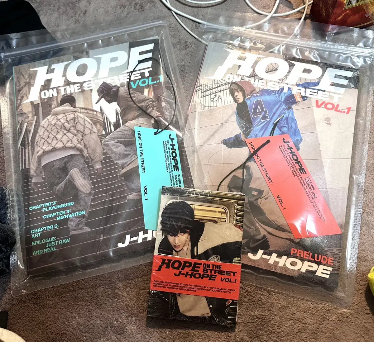 방탄 제이홉 홉온스 미개봉 앨범 홉온더스트릿 위버스앨범 jhope
