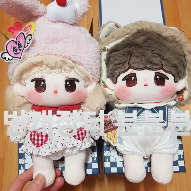 (일괄) 무속성 20cm 20깅 인형옷 포함