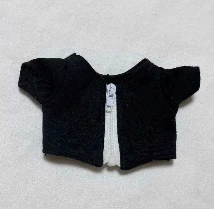 20cm doll clothes Black Black Zipper Top