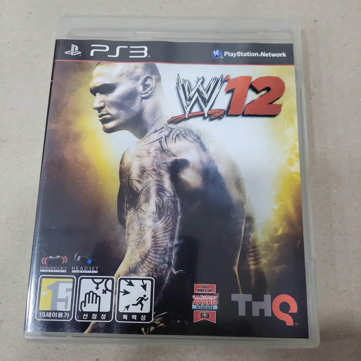 [중고] PS3 WWE12/영어/프로레슬링/THQ