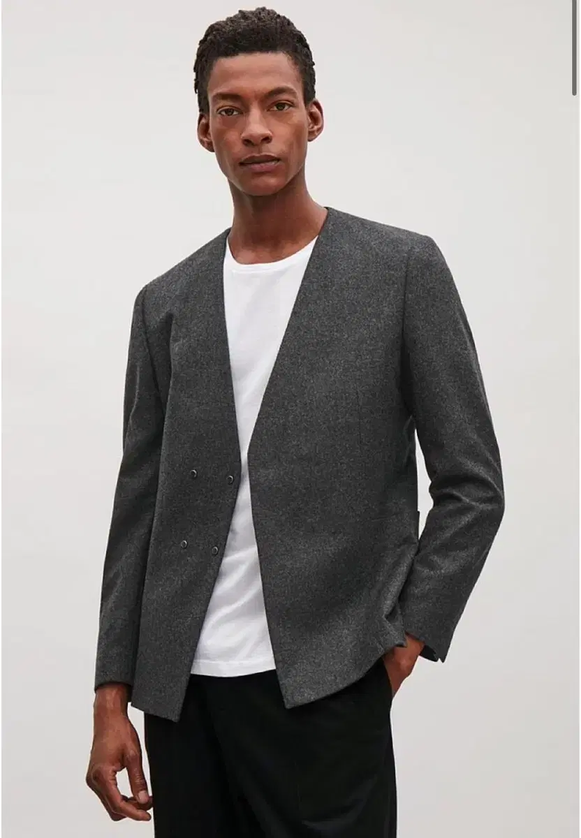 COS COS Cararis blazer dark gray