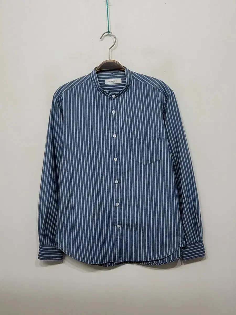 (95) Bean Pole China Kara Striped Shirt Men's Short Sleeve Shirt with Pockets