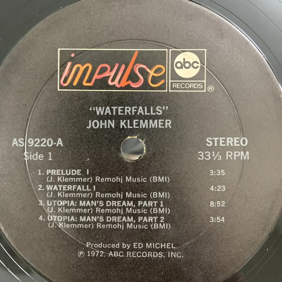 John Klemmer / Waterfalls LP