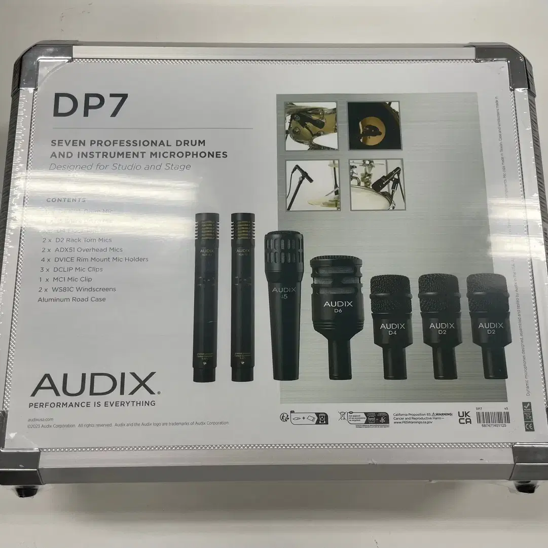 AUDIX DP7 드럼 퍼커션 마이크 패키지 판매합니다