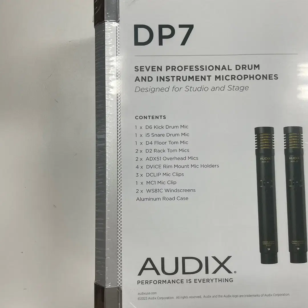 AUDIX DP7 드럼 퍼커션 마이크 패키지 판매합니다