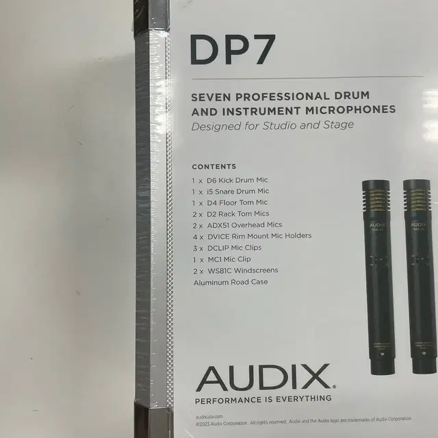 AUDIX DP7 드럼 퍼커션 마이크 패키지 판매합니다