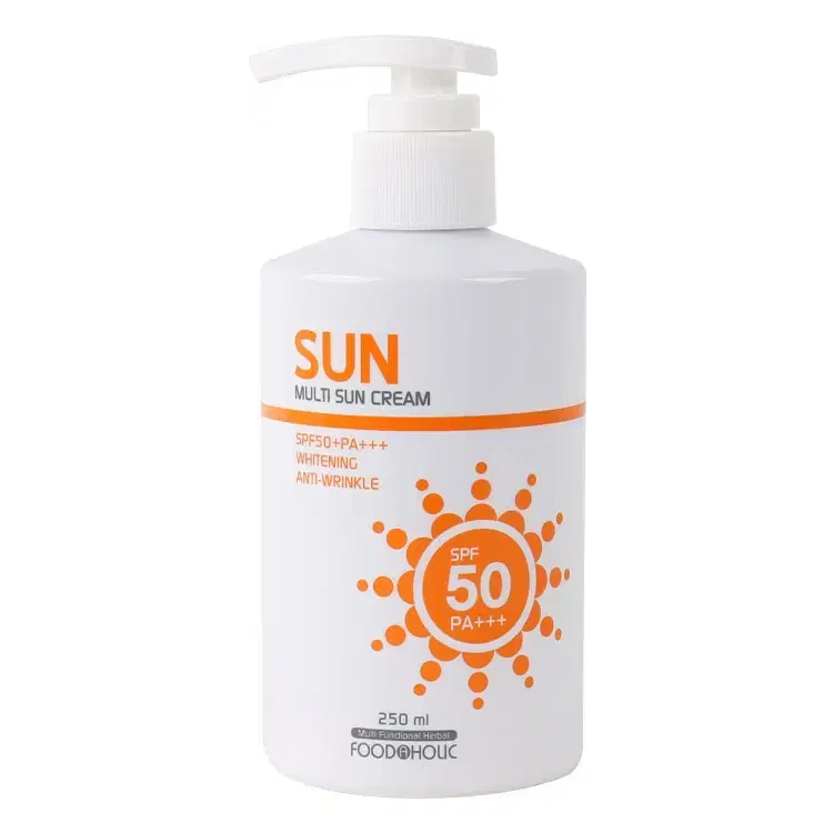 푸드어홀릭 멀티 선크림 대용량 250ml SPF50+/PA+++