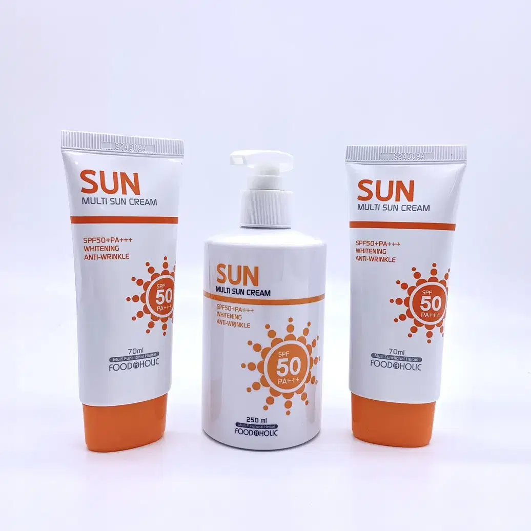 푸드어홀릭 멀티 선크림 대용량 250ml SPF50+/PA+++