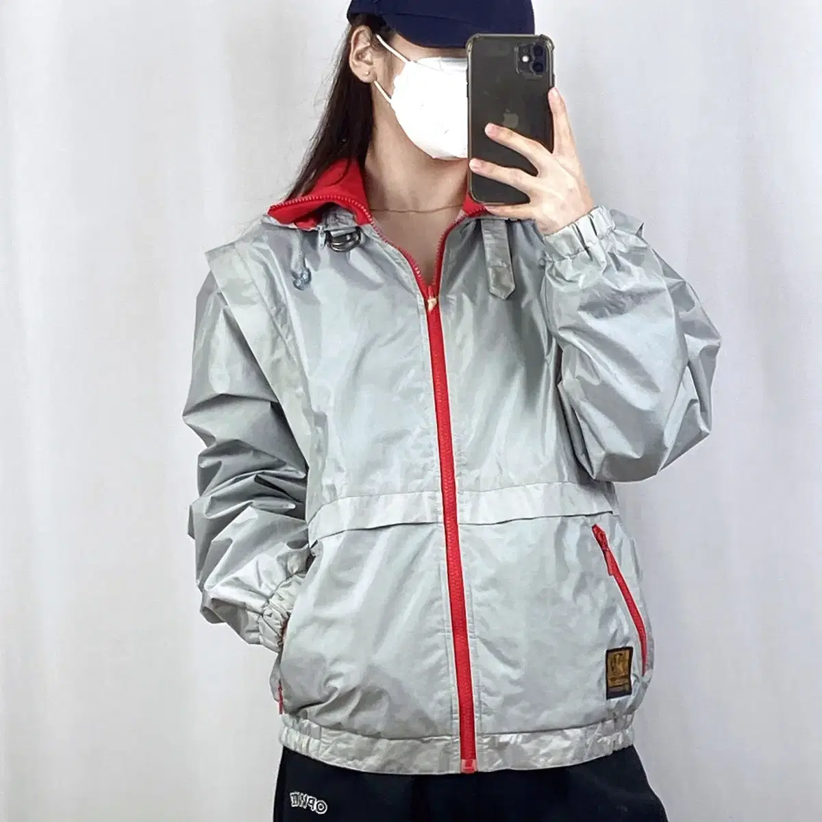 Descent Gore-Tex Gray Silver Windbreaker 90 .240403