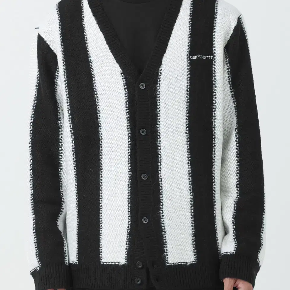 Carhartt wip manford cardigan stripe L