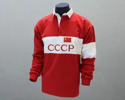 S 콜롬비아니트 MEN'S 컨트리 럭비 USSR 폴로 셔츠