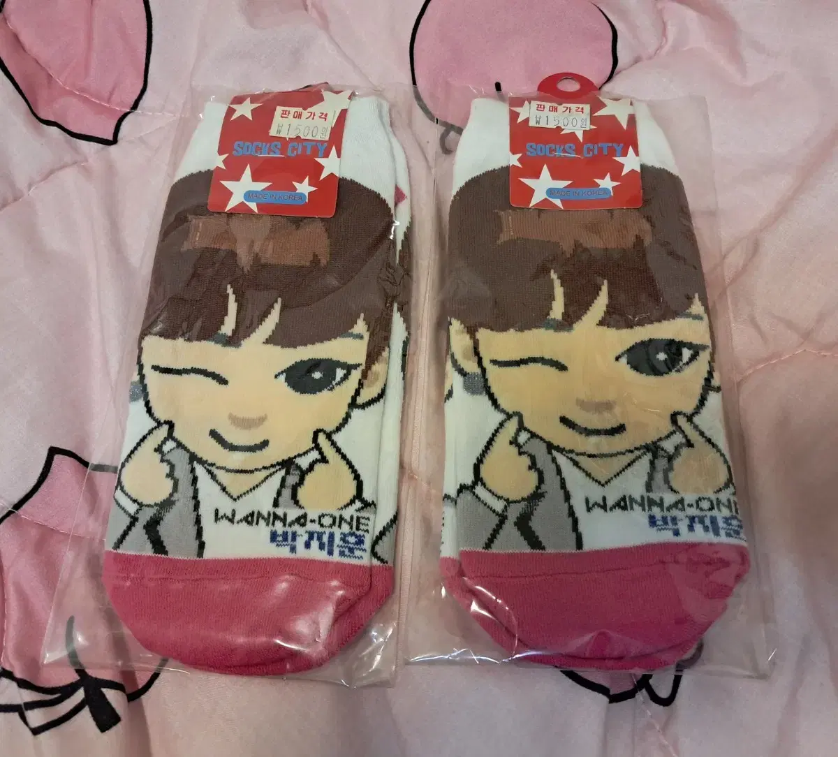 Bulk) Idol socks wanna one Park Jihoon