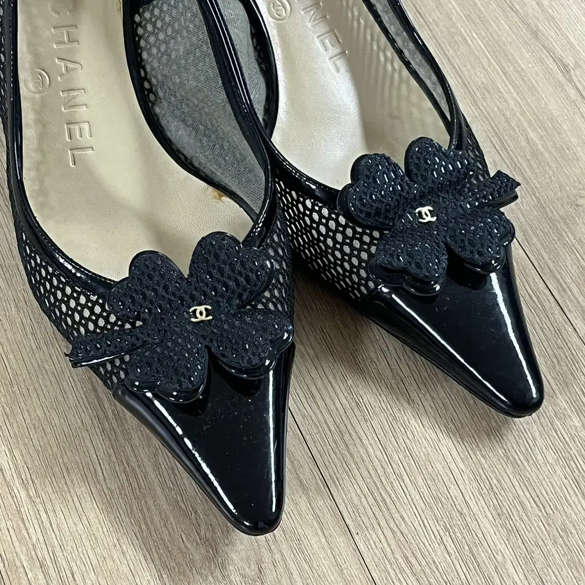 Chanel kitten heels